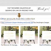 Impressions Dorure Vraiment Foil, Fêtons l'Élégant signe de mariage