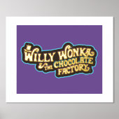 Impressions Dorure Willy Wonka et le logo de l'usine de chocolat (Recto)