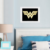 Impressions Dorure WW84 | Logo de Golden Wonder Woman (In situ (chambre))