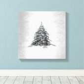 Impressions hiver Minimalisme Art moderne (Insitu (Plancher de Bois))