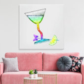 IMPRESSIONS SUR TOILE - ART MARTINI PAPILLON (Insitu(Salon))