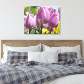 Impressions sur toile botanique Fleurs de tulipes (Insitu(Chambre))