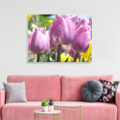 Impressions sur toile botanique Fleurs de tulipes (Insitu(Salon))