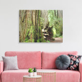 Impressions sur toile d'arbres de séquoia rouge cô (Insitu(Salon))