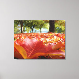 Impressions sur toile de panneau de la nature Feui