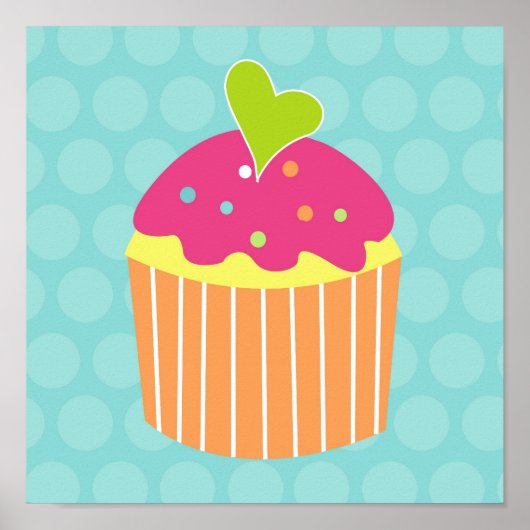 Impressions sur toile pour nurserie Cupcake Sweet  (Devant)