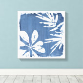 Impressions tropicales Indigo - Verdure tropicale (Insitu (Plancher de Bois))