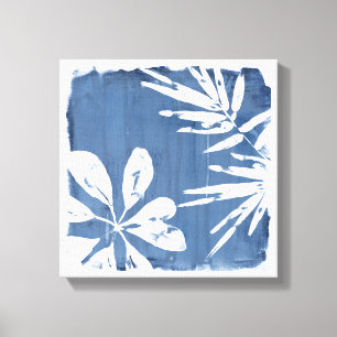 Impressions tropicales Indigo - Verdure tropicale