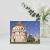 Impressitaly Pisa Miracoli Briefkaart (Staand voorkant)