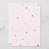 Imprimable licorne magique Invitations d'anniversa (Dos)