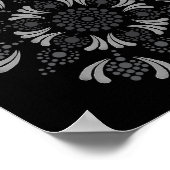 Imprimable Poster de votre propre Modèle Mandala (Coin)