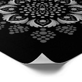 Imprimable Poster de votre propre Modèle Mandala (Coin)