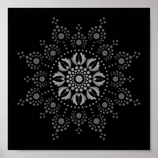 Imprimable Poster de votre propre Modèle Mandala (Devant)