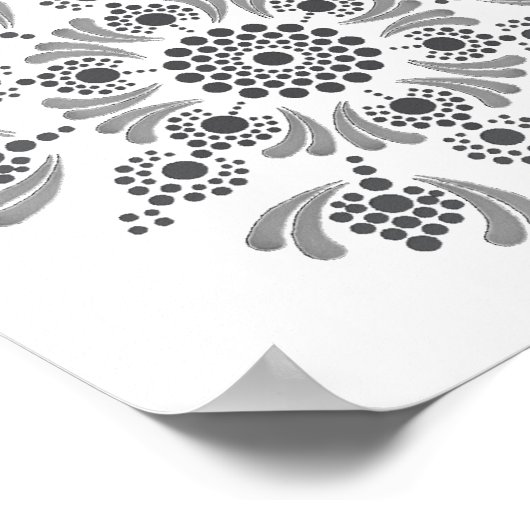 Imprimable Poster de votre propre Modèle Mandala (Coin)