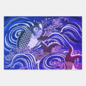 IMPRIMANTE JAPONAISE DE CARPE EN papier d'envelopp (Devant)