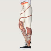 IMPRIMANTE JAPONAISE DE LOBSTER IMPRIMÉE Leggings (Gauche)
