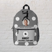 Imprimantes Couper les sacs à coudre gris Volleyba