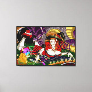 Imprimantes d'art en toile étirée Sorcière Trippy