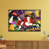 Imprimantes d'art en toile étirée Sorcière Trippy (Insitu(Salon))