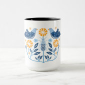 Imprimantes d'art populaire scandinave | Mug nordi (Centre)