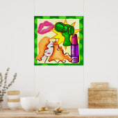 IMPRIMANTES DE Pop Art Cosmopolite POSTERS DÉCOR (Cuisine)