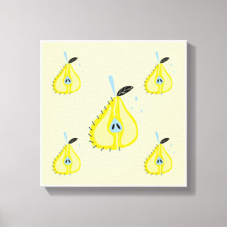 Imprimantes en toile de poire d'art simple