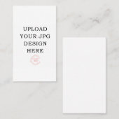 Imprimé 3,5 x 2 Carte de visite vertical (Devant / Derrière)