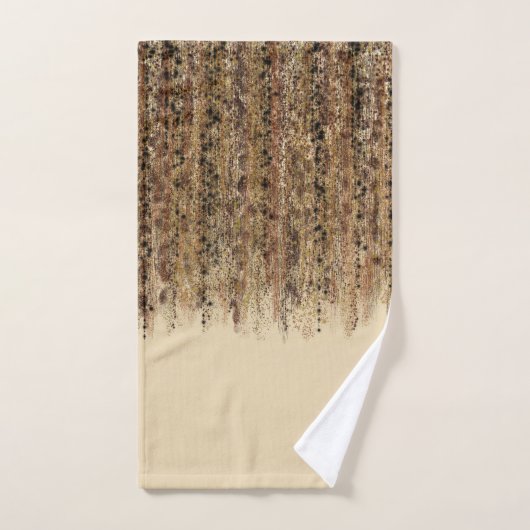 Imprimé Abstrait Glamour Safari Exotique Moderne (Serviette à main)