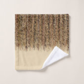 Imprimé Abstrait Glamour Safari Exotique Moderne (Gant de toilette)
