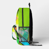 Imprimé Abstrait sac à dos personnalisé, (Droite)