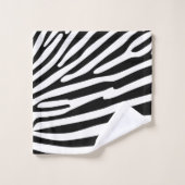 Imprimé animal zèbre (Gant de toilette)