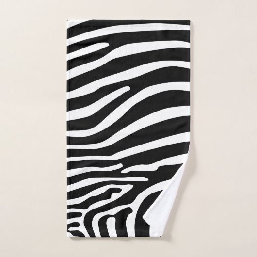 Imprimé animalier zèbre (Serviette à main)