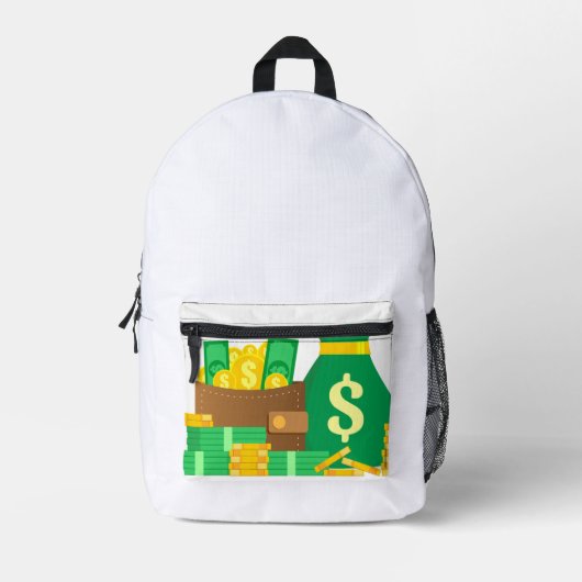 Imprimé Argent 🤑 sac à dos 🎒 (Recto)