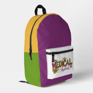 Imprimé Assistant Médical - Sac à dos Mardi Gras