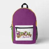 Imprimé Assistant Médical - Sac à dos Mardi Gras (Recto)