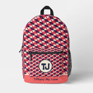 Imprimé Beau Sac À Dos Monogrammé Pour Enfants