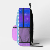 Imprimé Bleu rose motif sac à dos excentrique (Droite)