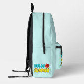 Imprimé Bonjour Sac à Dos Été (Gauche)