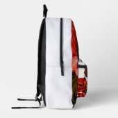 Imprimé Champs de pavot - sac à dos (Gauche)