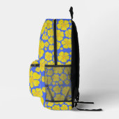 Imprimé Conception Florale sur sac à dos (Droite)