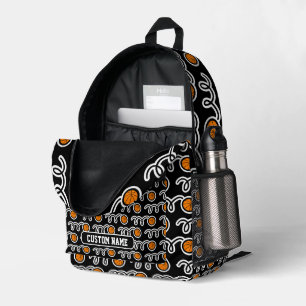 Imprimé Cool de basket-ball motif sur mesure sac à dos pou