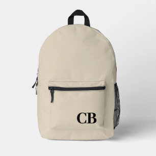 Imprimé Couleur tendance - sac à dos Monogramme Beige Natu