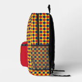 Imprimé Couleurs du sac à dos roumain, Drapeau roumain (Droite)