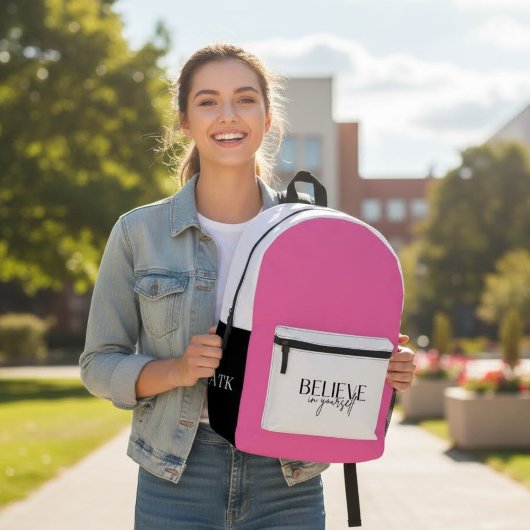 Imprimé Croyez En Votre Sac À Dos