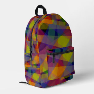 Imprimé Dark Geometric - Sac à dos