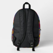 Imprimé Dark Geometric - Sac à dos (Verso)