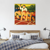 Imprimé d'art sur toile enroulée - Sprinters (Insitu(Chambre))