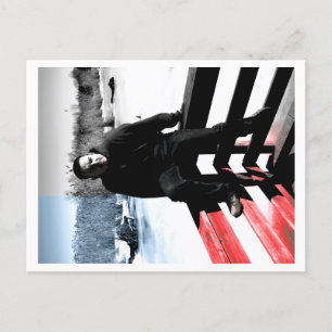 Imprimé de carte postale de loup abordable