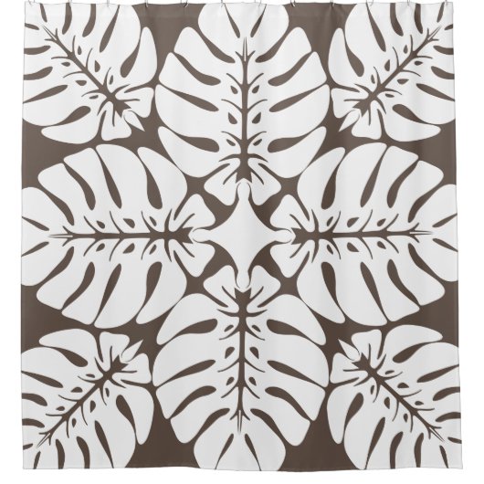 imprimé de courtepointe hawaïenne rideau de douche (Devant)