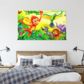 Imprimé de la chambre d'enfant en toile géante ani (Insitu(Chambre))